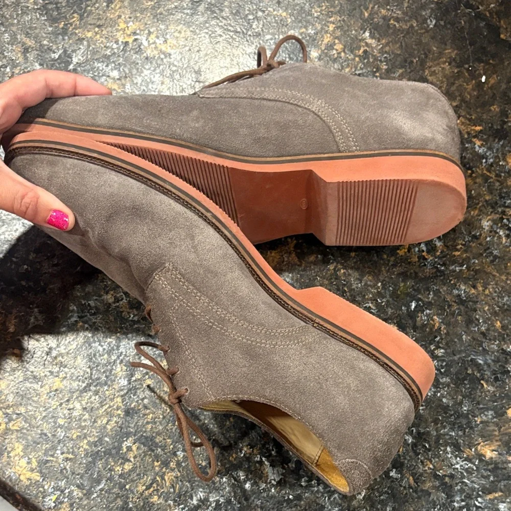 1901 Suede Leather Oxford Mens Shoes